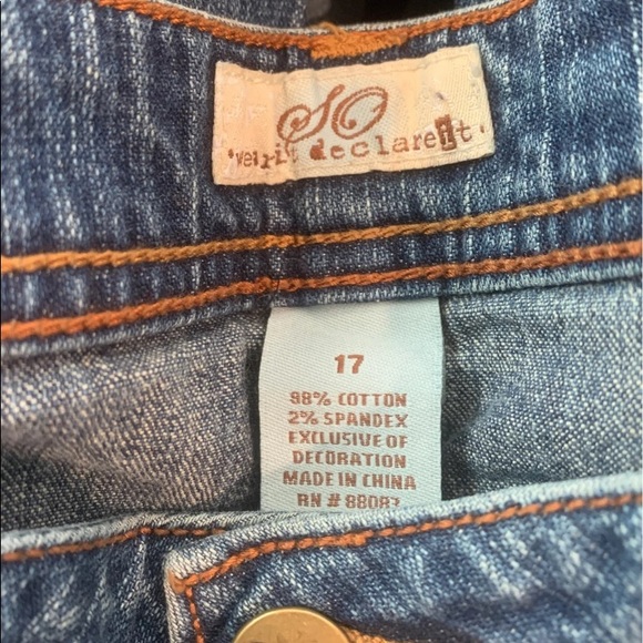 SO skinny jeans size 17 - Picture 2 of 7